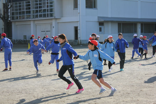 東日本大震災復興支援活動「ふれあい陸上教室」④