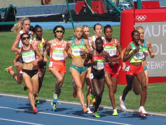 女子5000m予選・2組