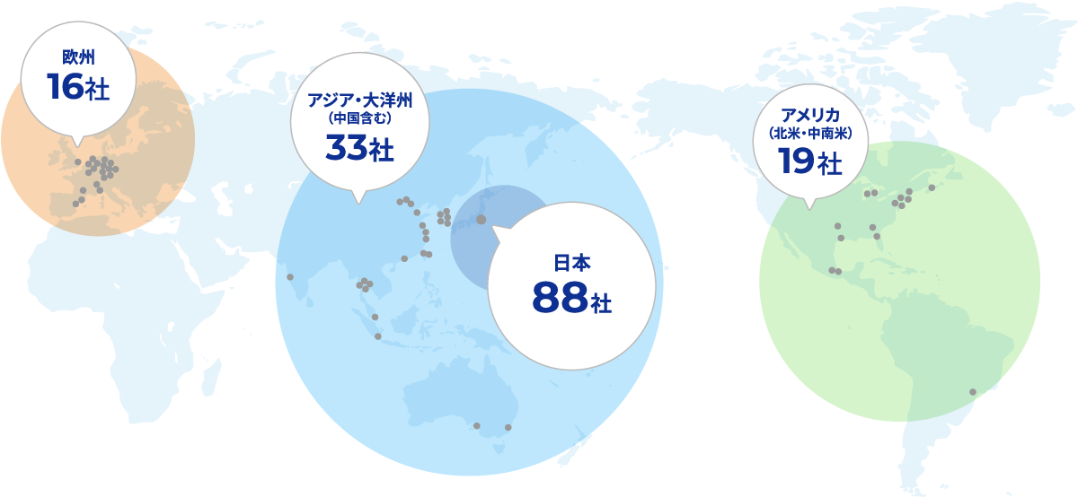 世界に拡がるセキスイ