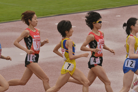 5000ｍ　尾西選手、松崎選手