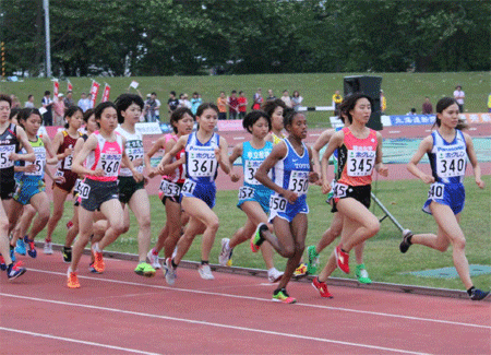 北見3000m　中川文華選手・森京香選手