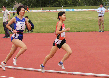 網走1500m　森京香選手