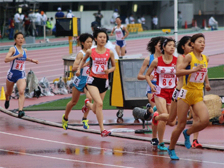 1日目1500m予選　中川選手