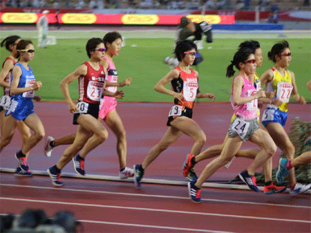 10000m決勝　松﨑選手