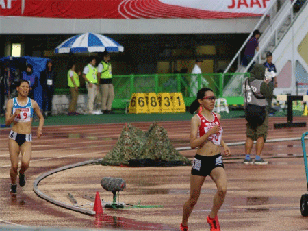 2日目3000mSC決勝　森智香子選手