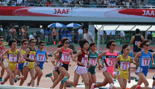 3日目5000m決勝　尾西選手と松﨑選手①