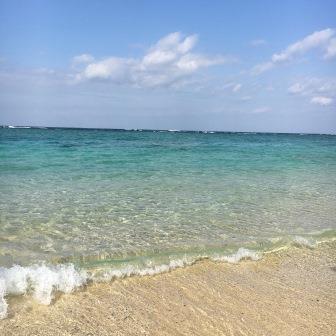 冬季合宿①きれいな海
