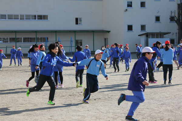 東日本大震災復興支援活動「ふれあい陸上教室」③