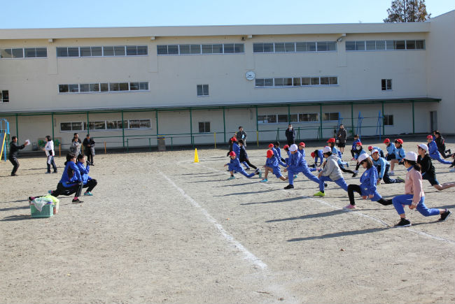 東日本大震災復興支援活動「ふれあい陸上教室」②