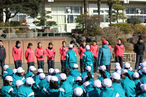 東日本大震災復興支援活動「ふれあい陸上教室」⑬