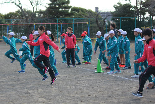 東日本大震災復興支援活動「ふれあい陸上教室」⑦