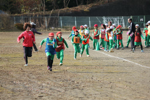 東日本大震災復興支援活動「ふれあい陸上競技教室」⑤
