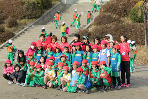 東日本大震災復興支援活動「ふれあい陸上競技教室」⑧