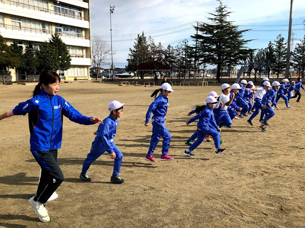 東日本大震災復興支援活動「ふれあい陸上教室」⑧
