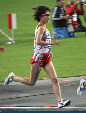 アジア競技大会　陸上女子5000ｍ（松崎選手）