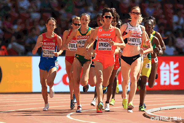 27日・女子5000ｍ予選(1組）