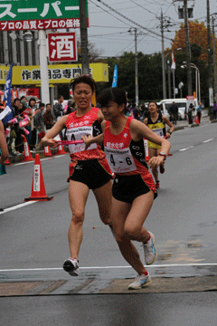 5区　清水選手～6区　上野選手