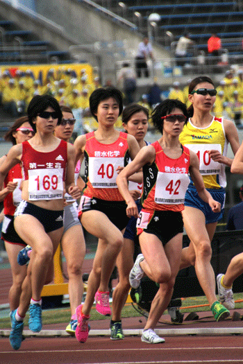 1500m 決勝　松崎・中川選手