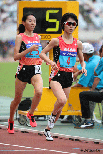 5000m 松崎選手、森智香子選手 