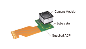 Camera module connection