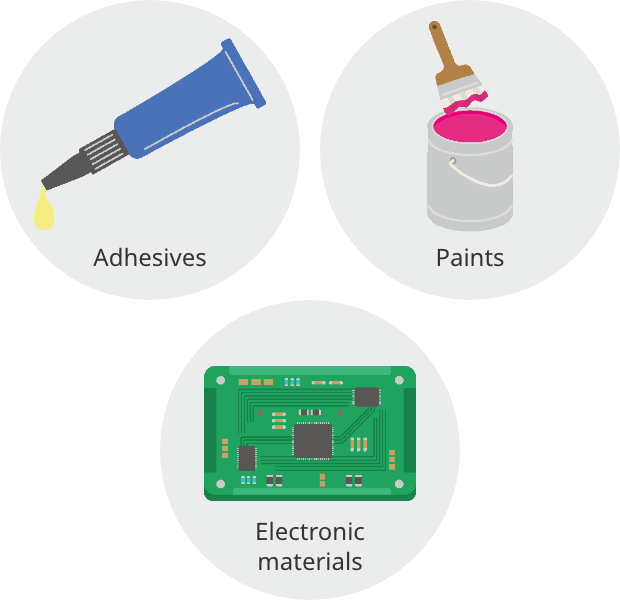 Familiar products in which epoxies are used