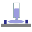 3.Dispense adhesive
