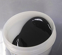 UV curing black paste