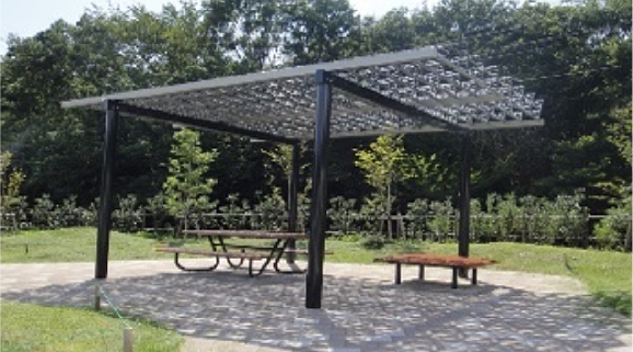 日除け施設エアリーシェード