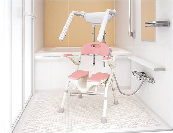 wells介護用浴室シャワー温浴システム