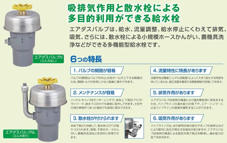 参考資料：エアダスバルブ