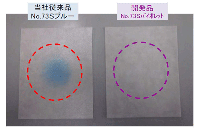 エスロン接着剤No.73Sバイオレット　染み出し防止