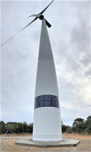 設置完了したペロブスカイト太陽電池