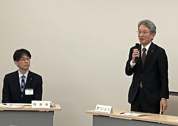 福島県との現地説明会