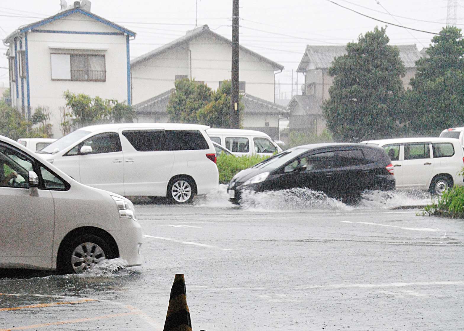 豪雨災害の様子