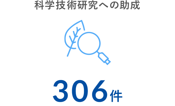 科学技術研究への助成 306件