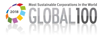 世界で最も持続可能性の高い100社「Global 100」に3回目の選出