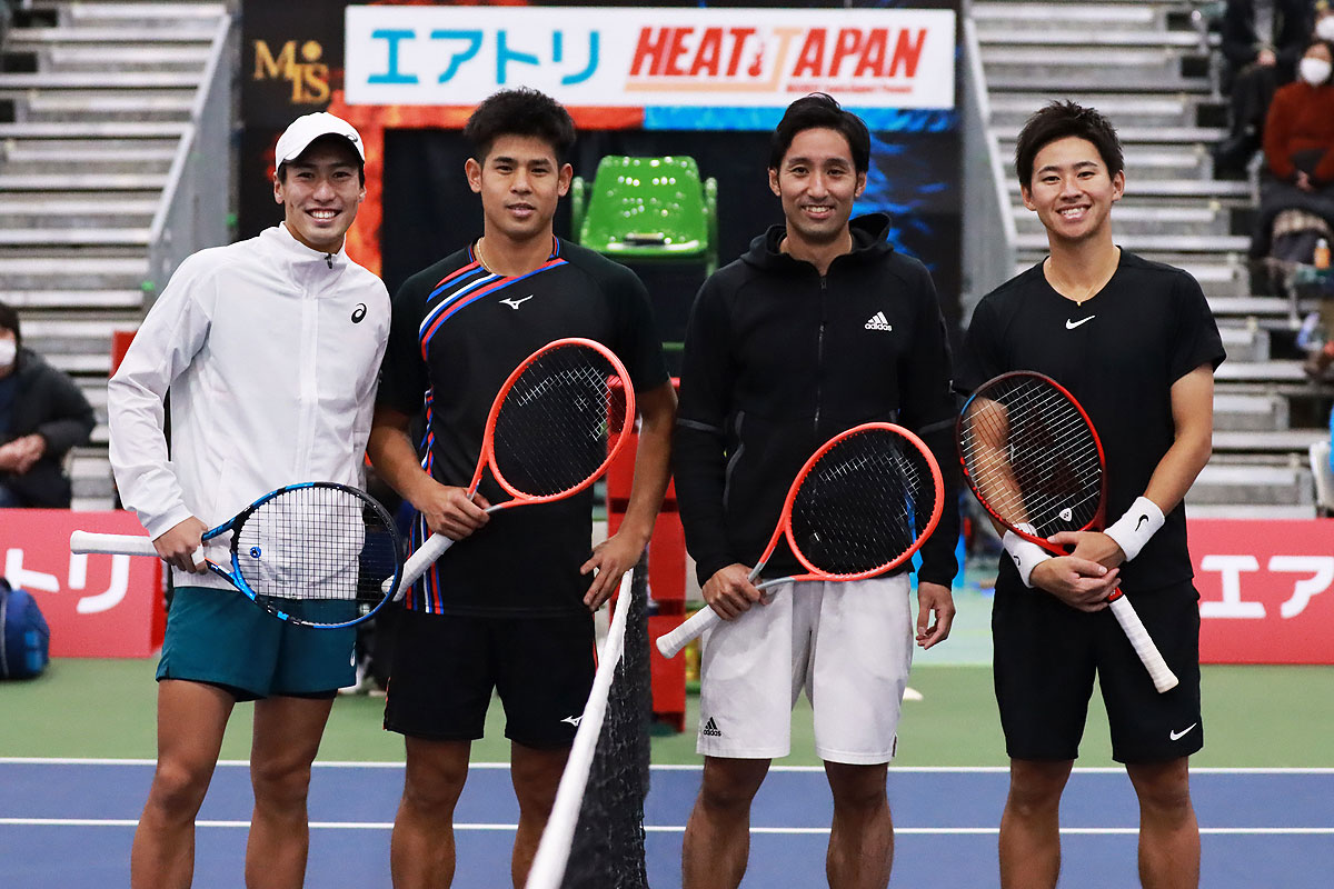 「エアトリ HEAT JAPAN 2022」開催。プロの真剣勝負、テニスの楽しさを堪能するイベントに/内山靖崇