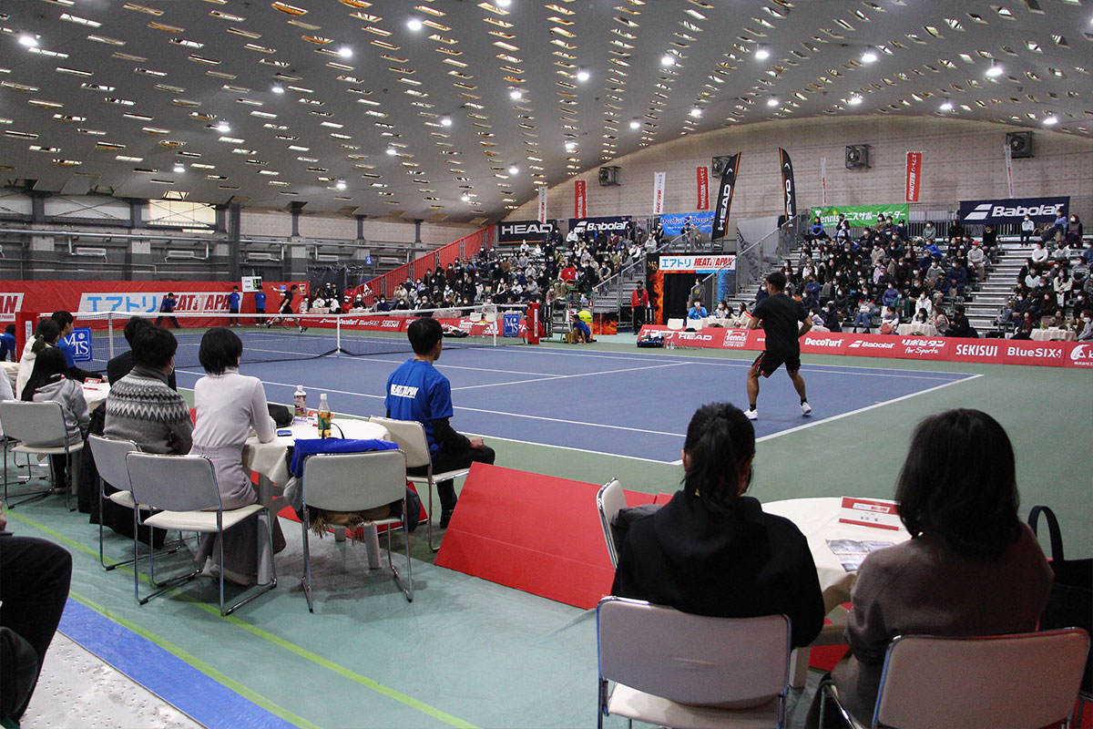 「エアトリ HEAT JAPAN 2022」開催。プロの真剣勝負、テニスの楽しさを堪能するイベントに|SEKISUI×SPORTS「挑戦のTASUKI」|積水化学工業株式会社