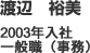 渡辺 裕美 2003年入社 一般職(事務)